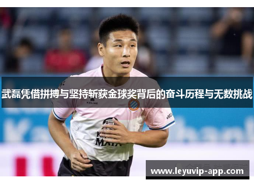 武磊凭借拼搏与坚持斩获金球奖背后的奋斗历程与无数挑战